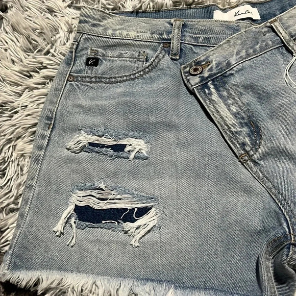 Kancan high rise cross over shorts size XL - Picture 2 of 11